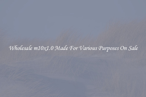 Wholesale m10x1.0 Made For Various Purposes On Sale