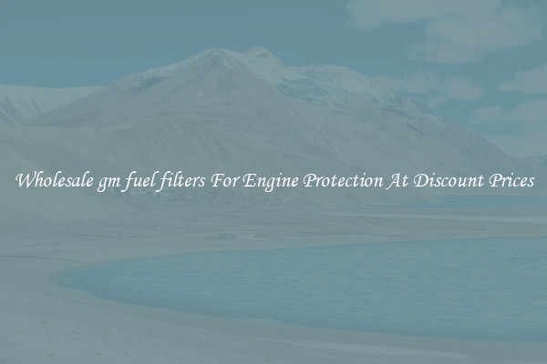 Wholesale gm fuel filters For Engine Protection At Discount Prices