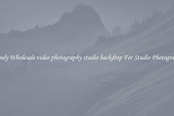 Trendy Wholesale video photography studio backdrop For Studio Photography