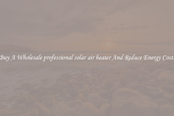 Buy A Wholesale professional solar air heater And Reduce Energy Costs