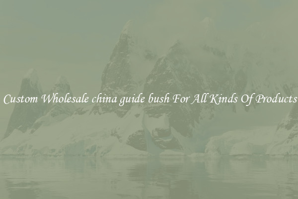 Custom Wholesale china guide bush For All Kinds Of Products